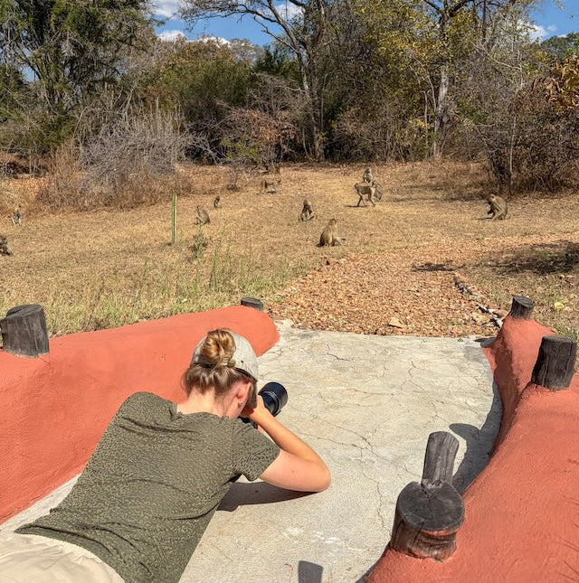 Wildlife fotograaf voor safari in Afrika
